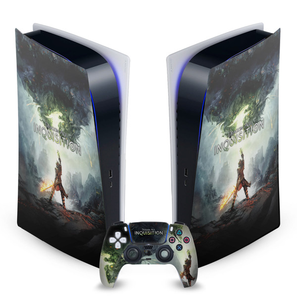 EA Bioware Dragon Age Inquisition Graphics Key Art 2014 Vinyl Sticker Skin Decal Cover for Sony PS5 Digital Edition Bundle