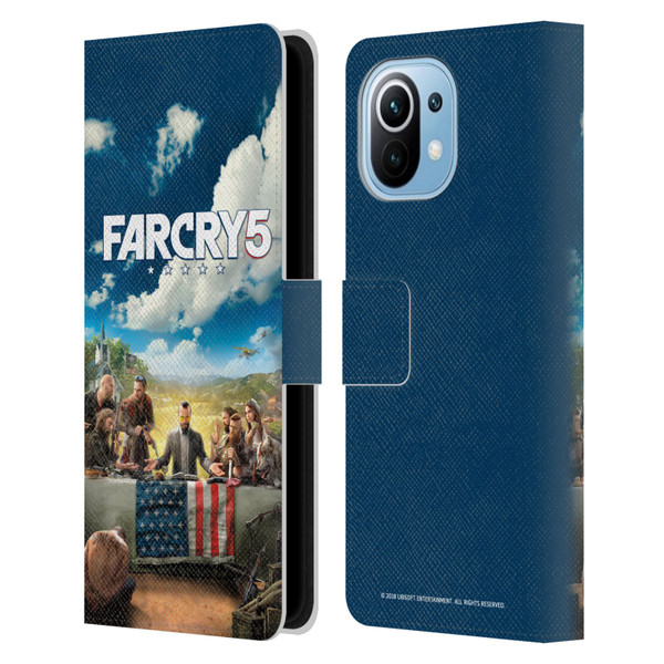 Far Cry 5 Key Art And Logo Main Leather Book Wallet Case Cover For Xiaomi Mi 11