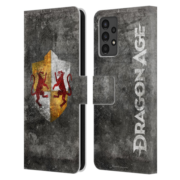 EA Bioware Dragon Age Heraldry Ferelden Distressed Leather Book Wallet Case Cover For Samsung Galaxy A13 (2022)