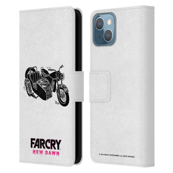 Far Cry New Dawn Graphic Images Sidecar Leather Book Wallet Case Cover For Apple iPhone 13