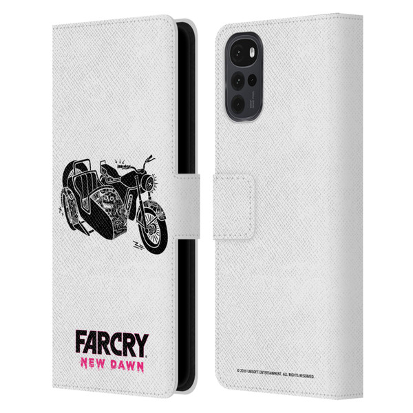 Far Cry New Dawn Graphic Images Sidecar Leather Book Wallet Case Cover For Motorola Moto G22