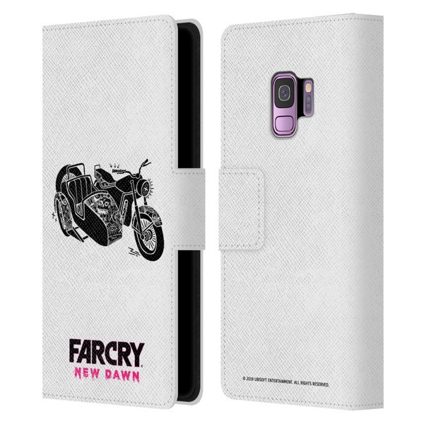 Far Cry New Dawn Graphic Images Sidecar Leather Book Wallet Case Cover For Samsung Galaxy S9