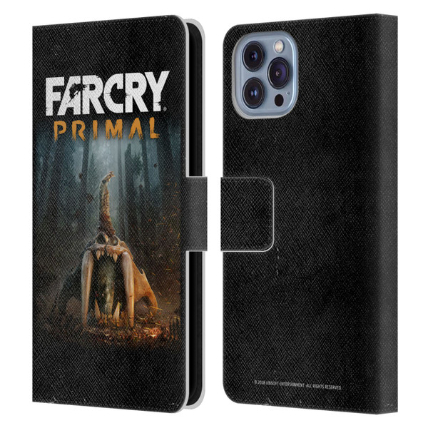 Far Cry Primal Key Art Skull II Leather Book Wallet Case Cover For Apple iPhone 14