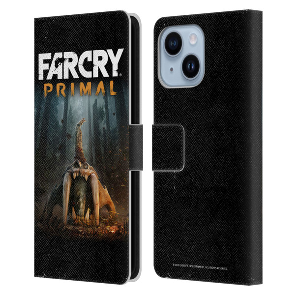 Far Cry Primal Key Art Skull II Leather Book Wallet Case Cover For Apple iPhone 14 Plus