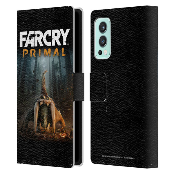 Far Cry Primal Key Art Skull II Leather Book Wallet Case Cover For OnePlus Nord 2 5G