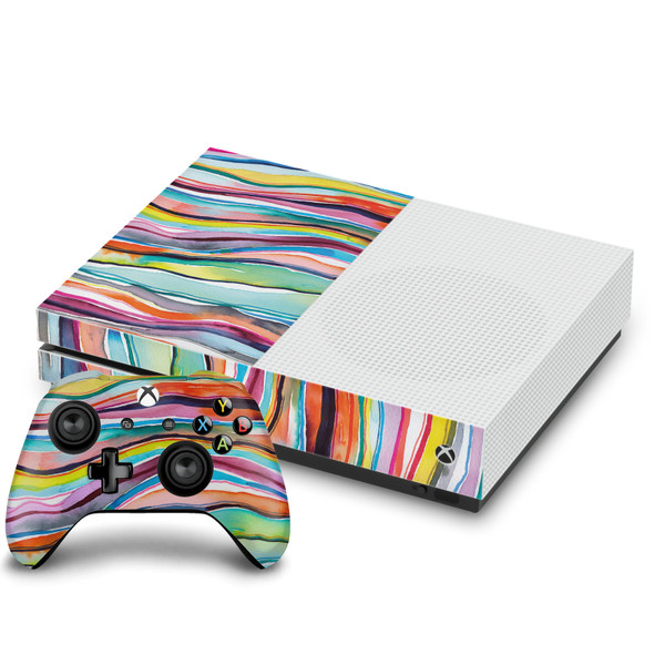 Ninola Assorted Agate Multi Layers Vinyl Sticker Skin Decal Cover for Microsoft One S Console & Controller