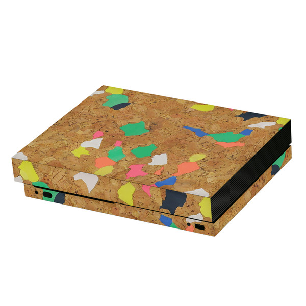Ninola Assorted Colourful Cork Vinyl Sticker Skin Decal Cover for Microsoft Xbox One X Console