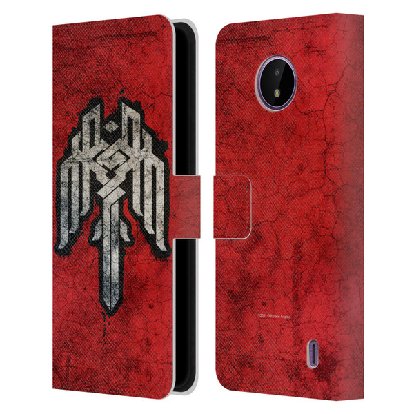 EA Bioware Dragon Age Heraldry Kirkwall Symbol Leather Book Wallet Case Cover For Nokia C10 / C20