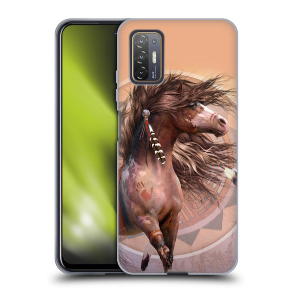 Laurie Prindle Fantasy Horse Spirit Warrior Soft Gel Case for HTC Desire 21 Pro 5G