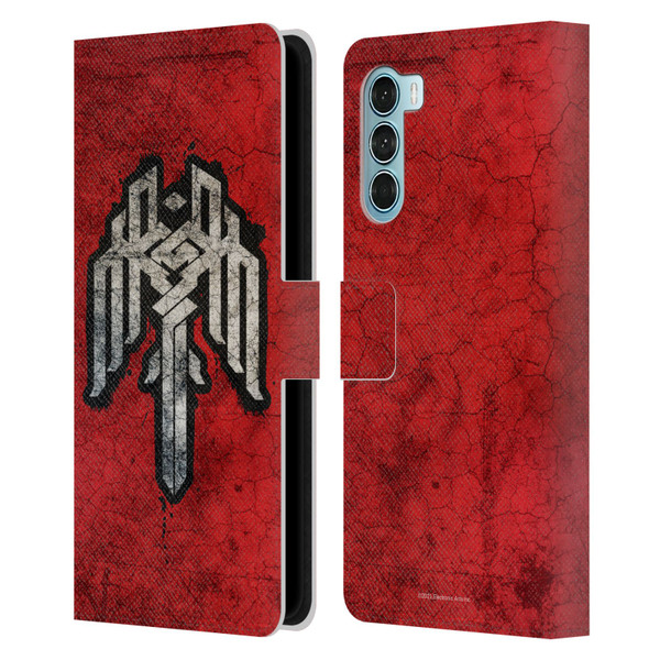 EA Bioware Dragon Age Heraldry Kirkwall Symbol Leather Book Wallet Case Cover For Motorola Edge S30 / Moto G200 5G