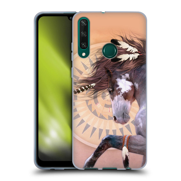 Laurie Prindle Fantasy Horse Native Spirit Soft Gel Case for Huawei Y6p