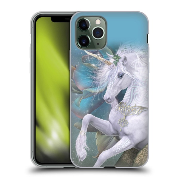 Laurie Prindle Fantasy Horse Kieran Unicorn Soft Gel Case for Apple iPhone 11 Pro