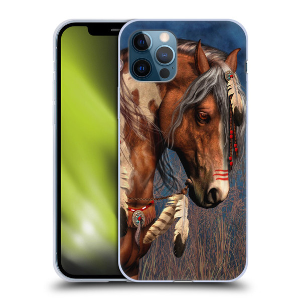 Laurie Prindle Fantasy Horse Native American War Pony Soft Gel Case for Apple iPhone 12 / iPhone 12 Pro