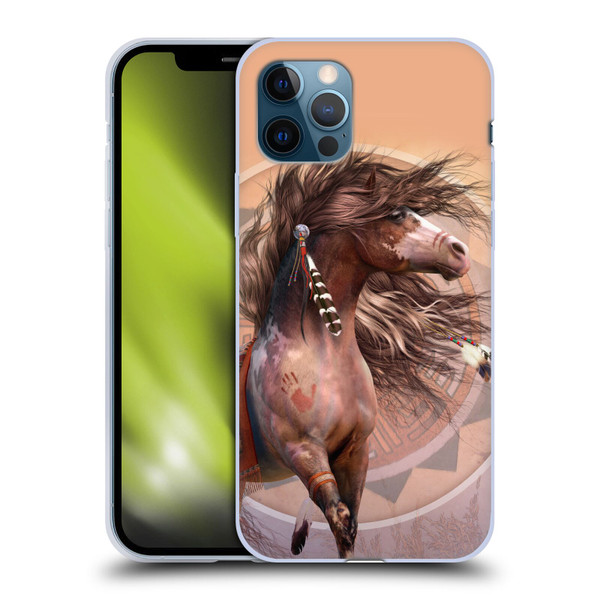 Laurie Prindle Fantasy Horse Spirit Warrior Soft Gel Case for Apple iPhone 12 / iPhone 12 Pro