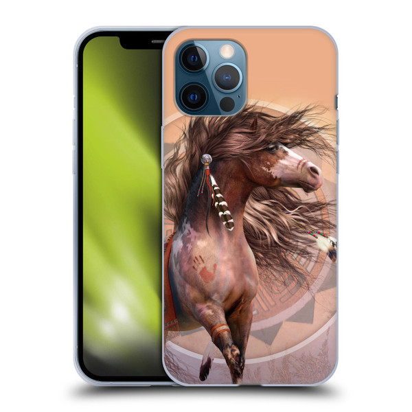 Laurie Prindle Fantasy Horse Spirit Warrior Soft Gel Case for Apple iPhone 12 Pro Max