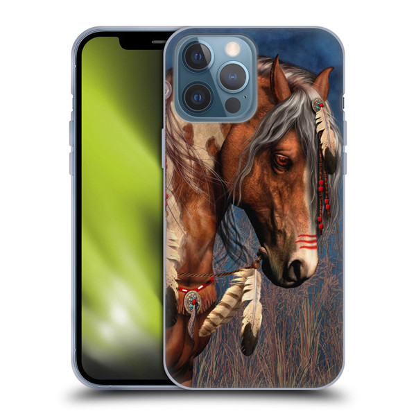 Laurie Prindle Fantasy Horse Native American War Pony Soft Gel Case for Apple iPhone 13 Pro Max