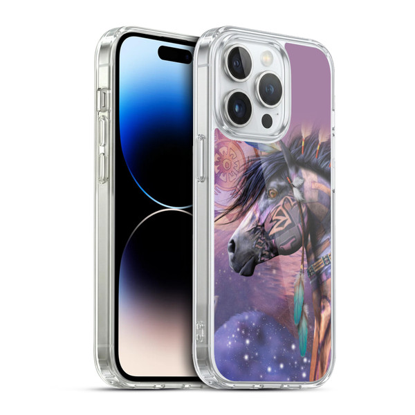 Laurie Prindle Fantasy Horse Native American Shaman Soft Gel Case for Apple iPhone 13 Pro & MagSafe