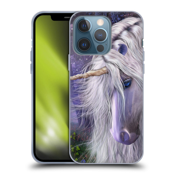 Laurie Prindle Fantasy Horse Moonlight Serenade Unicorn Soft Gel Case for Apple iPhone 13 Pro