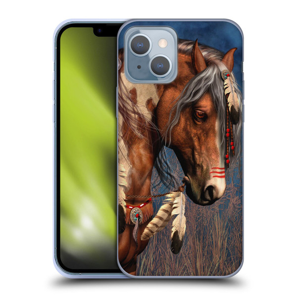 Laurie Prindle Fantasy Horse Native American War Pony Soft Gel Case for Apple iPhone 14
