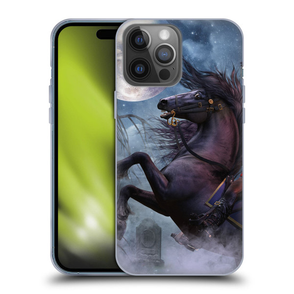 Laurie Prindle Fantasy Horse Sleepy Hollow Warrior Soft Gel Case for Apple iPhone 14 Pro Max