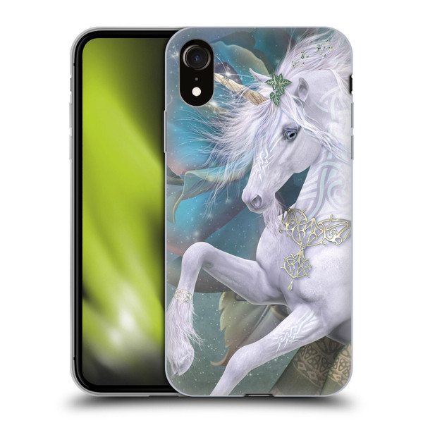 Laurie Prindle Fantasy Horse Kieran Unicorn Soft Gel Case for Apple iPhone XR