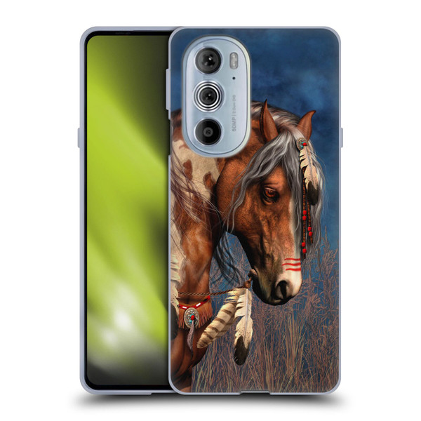 Laurie Prindle Fantasy Horse Native American War Pony Soft Gel Case for Motorola Edge X30