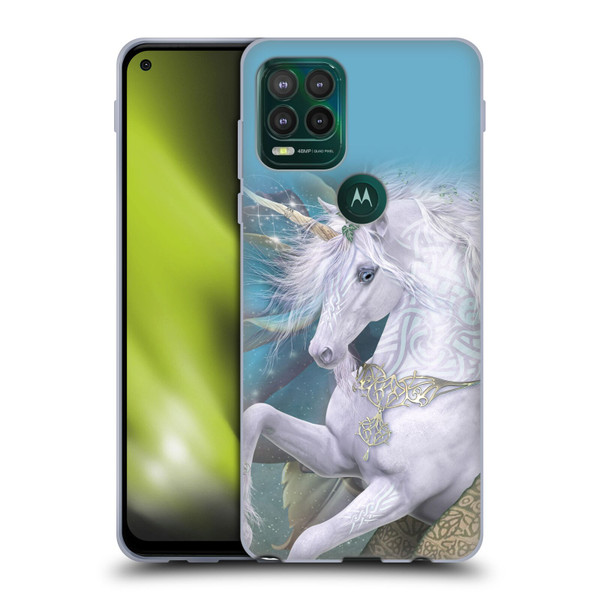 Laurie Prindle Fantasy Horse Kieran Unicorn Soft Gel Case for Motorola Moto G Stylus 5G 2021