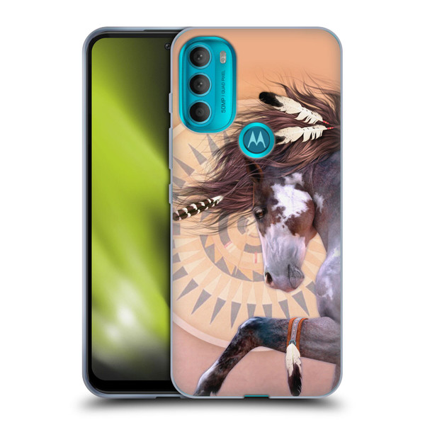 Laurie Prindle Fantasy Horse Native Spirit Soft Gel Case for Motorola Moto G71 5G