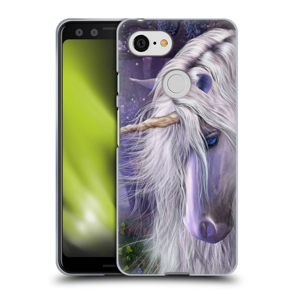 Laurie Prindle Fantasy Horse Moonlight Serenade Unicorn Soft Gel Case for Google Pixel 3