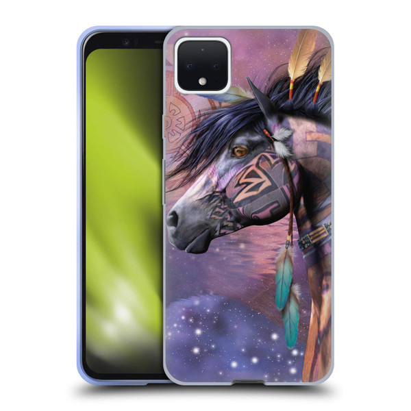 Laurie Prindle Fantasy Horse Native American Shaman Soft Gel Case for Google Pixel 4 XL