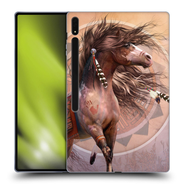 Laurie Prindle Fantasy Horse Spirit Warrior Soft Gel Case for Samsung Galaxy Tab S8 Ultra