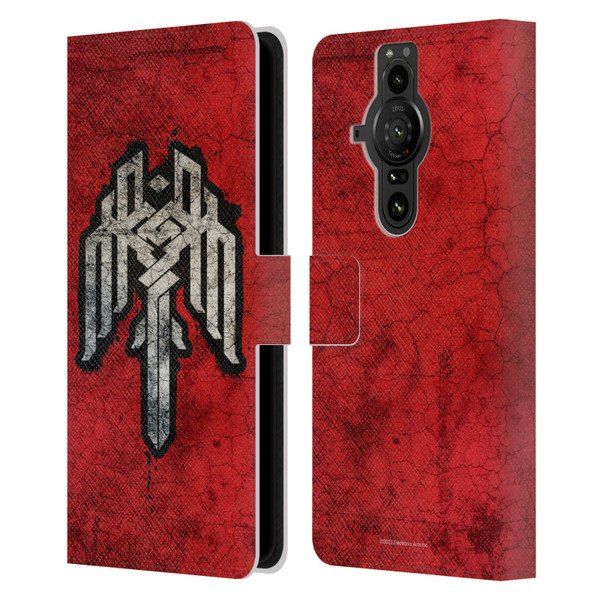 EA Bioware Dragon Age Heraldry Kirkwall Symbol Leather Book Wallet Case Cover For Sony Xperia Pro-I
