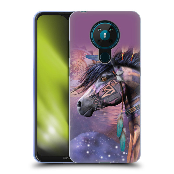 Laurie Prindle Fantasy Horse Native American Shaman Soft Gel Case for Nokia 5.3