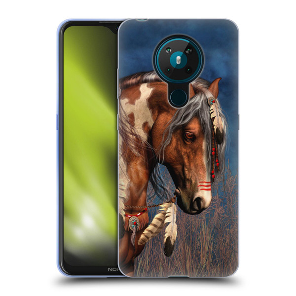 Laurie Prindle Fantasy Horse Native American War Pony Soft Gel Case for Nokia 5.3