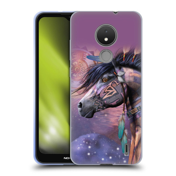 Laurie Prindle Fantasy Horse Native American Shaman Soft Gel Case for Nokia C21