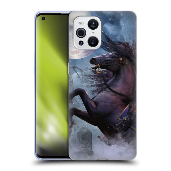 Laurie Prindle Fantasy Horse Sleepy Hollow Warrior Soft Gel Case for OPPO Find X3 / Pro