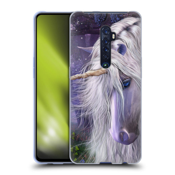 Laurie Prindle Fantasy Horse Moonlight Serenade Unicorn Soft Gel Case for OPPO Reno 2