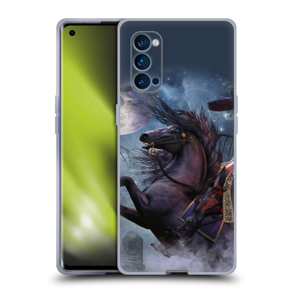 Laurie Prindle Fantasy Horse Sleepy Hollow Warrior Soft Gel Case for OPPO Reno 4 Pro 5G