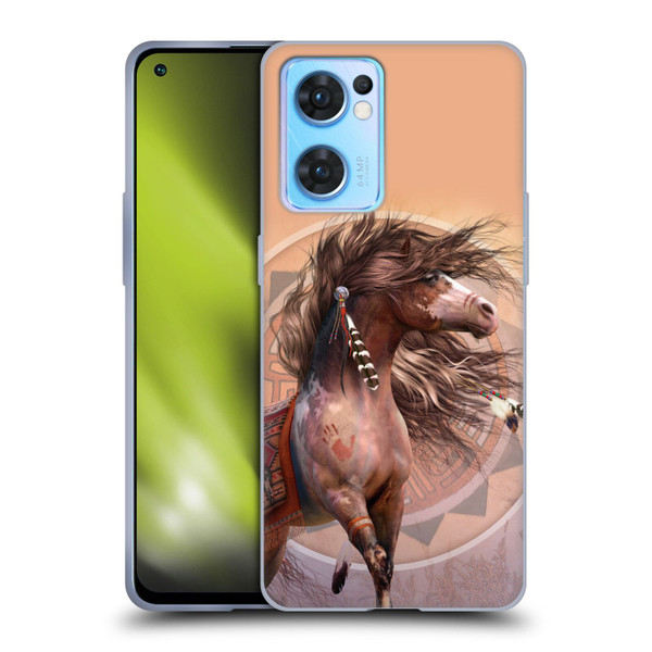 Laurie Prindle Fantasy Horse Spirit Warrior Soft Gel Case for OPPO Reno7 5G / Find X5 Lite