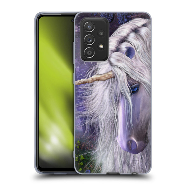 Laurie Prindle Fantasy Horse Moonlight Serenade Unicorn Soft Gel Case for Samsung Galaxy A52 / A52s / 5G (2021)