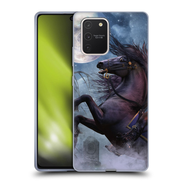 Laurie Prindle Fantasy Horse Sleepy Hollow Warrior Soft Gel Case for Samsung Galaxy S10 Lite