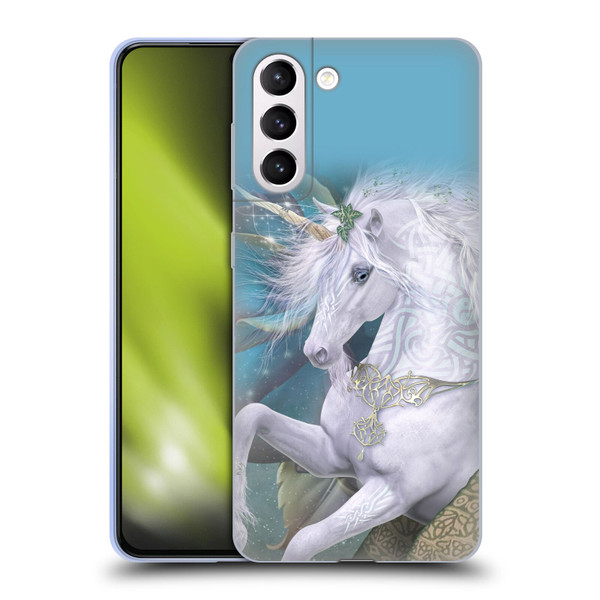 Laurie Prindle Fantasy Horse Kieran Unicorn Soft Gel Case for Samsung Galaxy S21+ 5G