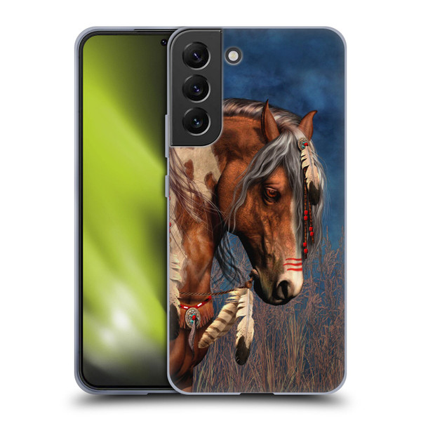 Laurie Prindle Fantasy Horse Native American War Pony Soft Gel Case for Samsung Galaxy S22+ 5G