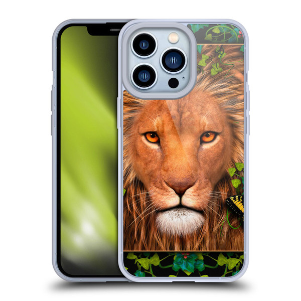 Laurie Prindle Lion Return Of The King Soft Gel Case for Apple iPhone 13 Pro