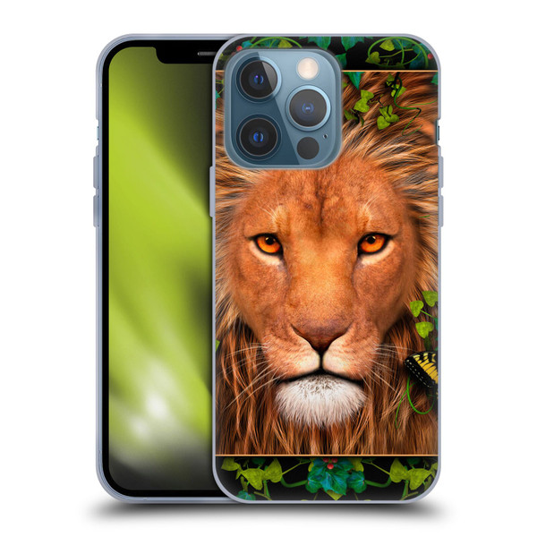 Laurie Prindle Lion Return Of The King Soft Gel Case for Apple iPhone 13 Pro