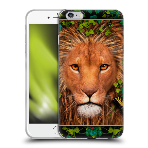 Laurie Prindle Lion Return Of The King Soft Gel Case for Apple iPhone 6 Plus / iPhone 6s Plus