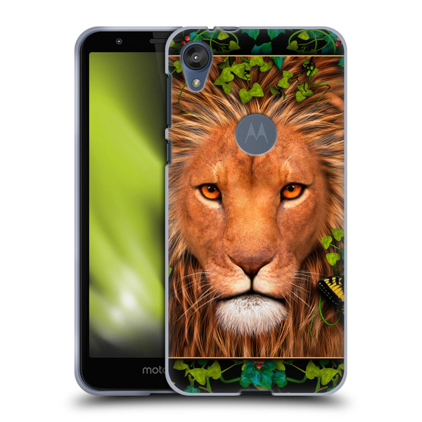 Laurie Prindle Lion Return Of The King Soft Gel Case for Motorola Moto E6