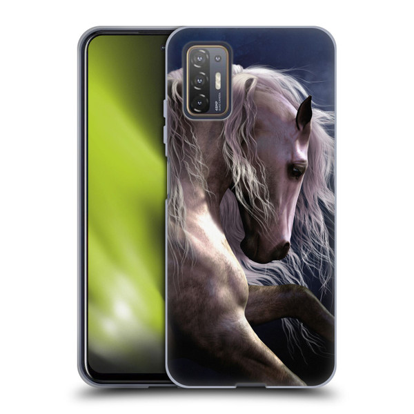 Laurie Prindle Western Stallion Night Silver Ghost II Soft Gel Case for HTC Desire 21 Pro 5G