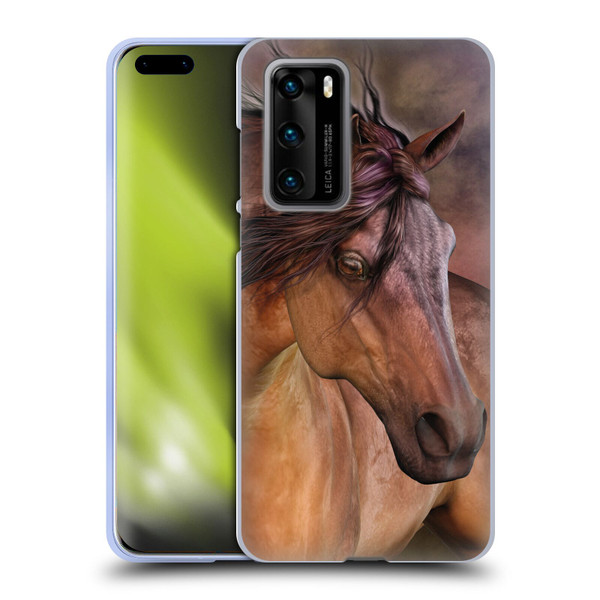 Laurie Prindle Western Stallion Belleze Fiero Soft Gel Case for Huawei P40 5G