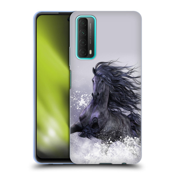 Laurie Prindle Western Stallion Winter Thunder Soft Gel Case for Huawei P Smart (2021)